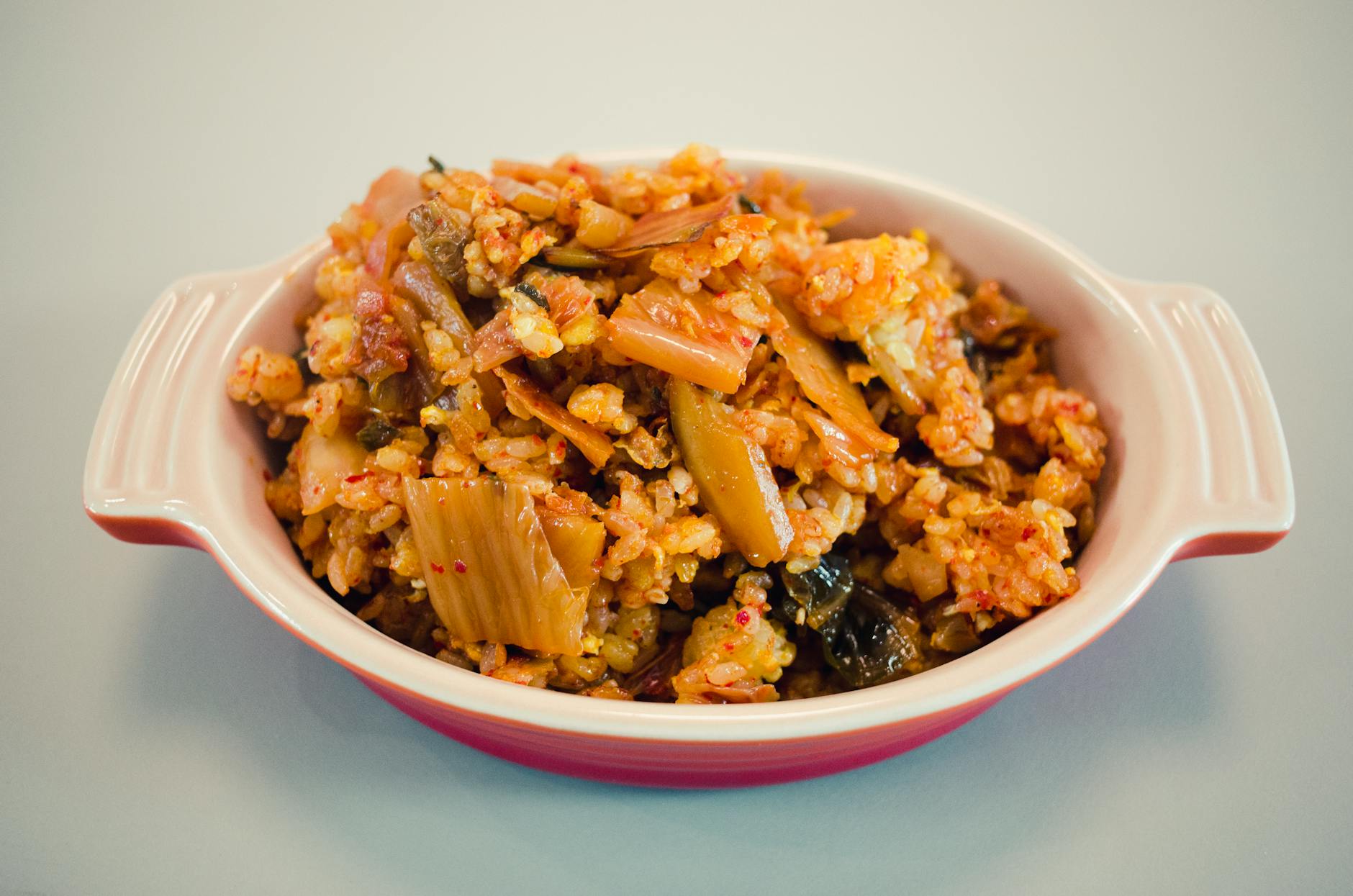 10-Minute Vegetarian Kimchi Fried Rice Recipe For One With No Leftovers